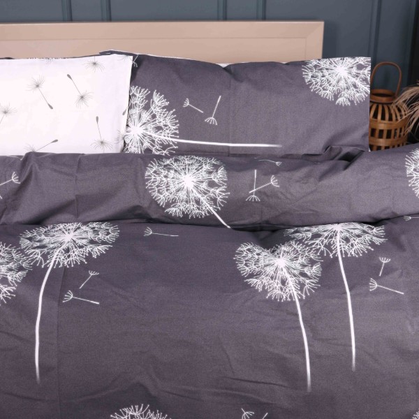 Фото - Комплект постельного белья MirSon Ranforce Elite 17-0943 Silver Dandelion 220х240 (2200013010531)